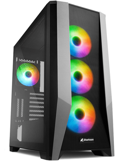 SHARKOON Kućište TG7M RGB, mid tower, E-ATX, kaljeno staklo, crno 