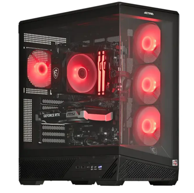 ACTINA Stolno računalo Gaming PC / AMD Ryzen 5 7500F, 16 GB DDR5, 1 TB SSD, NVIDIA GeForce RTX 5060 Ti 8 GB, Windows 11 Home, crna