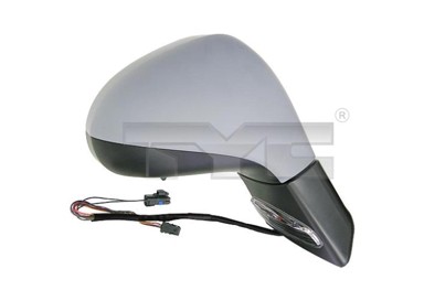 TYC Retrovizor Peugeot 308, desni, -13, električni, grijani, senzor temp., žmigavac