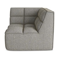 MAKAMII Bež modularna sjedeća garnitura Kalai, 98x98x75 cm