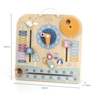 VIGA Drveni kalendar i sat