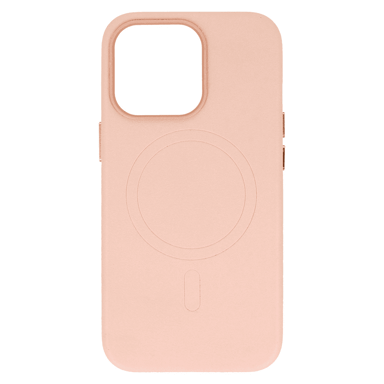 ONASI Kožna silikonska maskica MagSafe, iPhone 14 Pro Max, roza