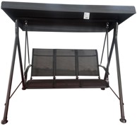 ROJAPLAST Metalna ljuljačka Hollywood II, siva