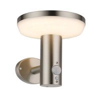 OPTONICA Zidna solarna svjetiljka, 4.4W, IP44, crna