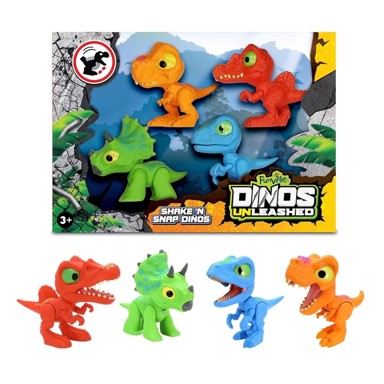 Figurica Grizući dinosauri Dino Unleashed, 4 kom