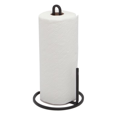 UMBRA Crni željezan držač kuhinjskih ručnika ø 17 cm Squire
