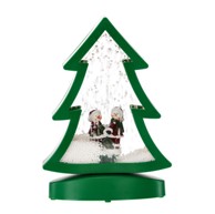 Božićno drvo s LED osvjetljenjem, glazbom i snijegom, 27 cm