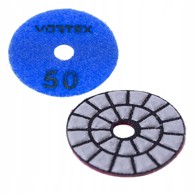 VORTEX Dijamantni jastučić za poliranje s čičkom, 50 mm, granulacija 50, za Proxxon