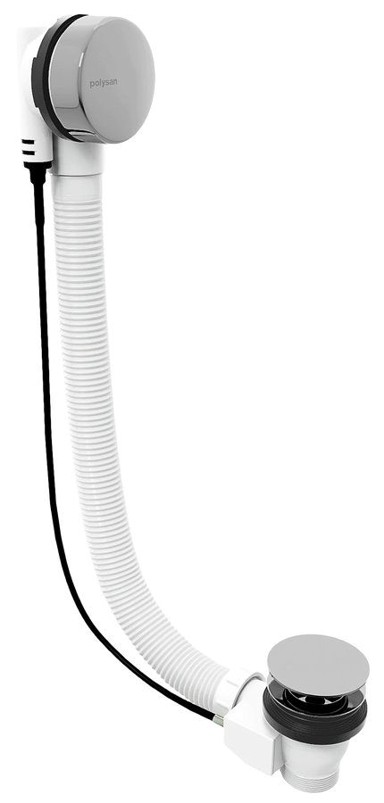 POLYSAN Kadni set s bovden upravljanjem, 1200 mm, čep 72 mm, krom