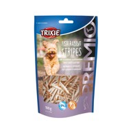 TRIXIE Poslastica za pse Premio Fish/Rabbit Stripes 100 g