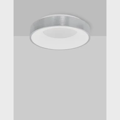 Thin NOVA LUCE Plafonska  svjetiljka Rando NL9353834, LED 30 W, 3000 K, 1845 lm, dimm, IP20, brušeno srebro