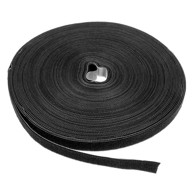 LABEL THE CABLE PRO Dvostrana čičak traka, rola 25 m, PRO 1210, crna