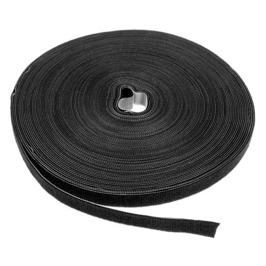 LABEL THE CABLE PRO Dvostrana čičak traka, rola 25 m, PRO 1210, crna