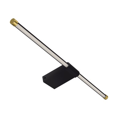 PASO Rasvjeta za vlažne prostore LED, 14W, 4000K, IP44, crna