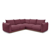 BOBOCHIC PARIS Bordo kutna garnitura Ernest, 254x254x86 cm