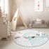 MILA HOME Periv dječji tepih ø150 cm Snowy Hills