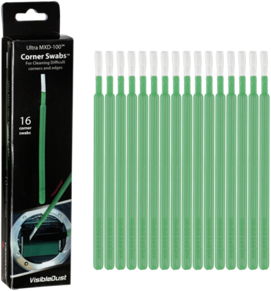 VISIBLE DUST Set za čišćenje fotoaparata MXD Swabs Corner zeleni