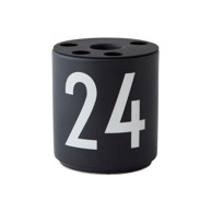 DESIGN LETTERS Crni porculanski svijećnjak 