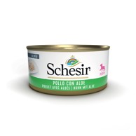 SCHESIR Puppy piletina s aloe verom u želeu, konzerva 150 g