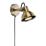 MARKSLOJD Zidna lampa u brončanoj boji Rocco