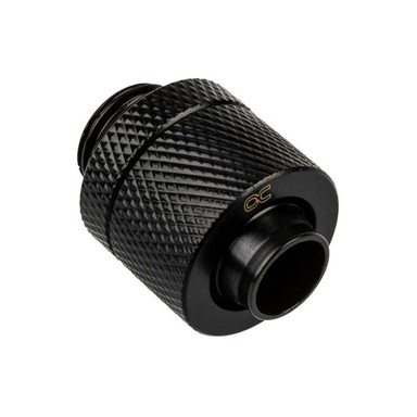 ALPHACOOL Spojnica Icicle, G1/4 inča vanjski navoj na 13/10mm, crni