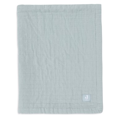 JOLLEIN Dekica muslin 75x100 cm jacquard, morsko zelena  