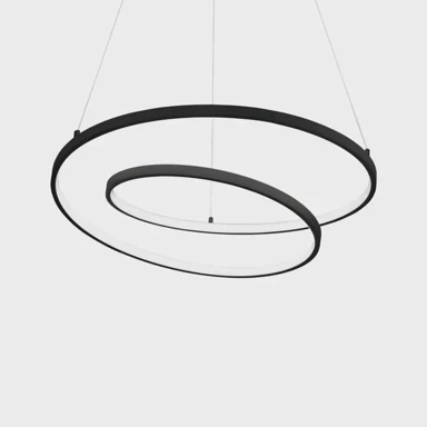 IDEAL LUX Visilica Oz ID342443, SP, D80, on-off, 4000 K, crna