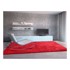 UNIVERSAL Crveni tepih Aqua Liso, 67 x 125 cm