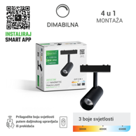 GREEN TECH LED magnetna svjetiljka Mystyle-7 20 W
