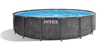 INTEX Bazen GREYWOOD PRISM FRAME 26742NP 457 x 122 cm, filter pumpa, ljestve