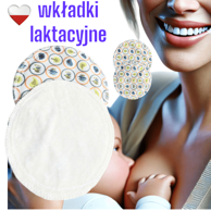 Ulošci za dojenje PUL od bambusa, motiv lastavice