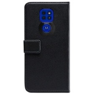 MOBILIZE PU kožna futrola tipa knjige za Motorola Moto G9 Play / Moto E7 Plus, crna