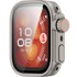 GS Zaštitna maskica s kaljenim staklom za Huawei Watch Fit 4, titanijsko-narančasta