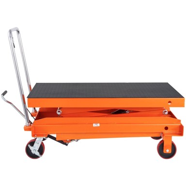 VEVOR Hidraulični podizni stol 1200x600 mm nosivost 789,3 kg visina podizanja 149,9 cm