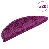 Otirači za stepenice 20 kom ljubičasti 56x17x3 cm