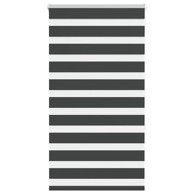 Zavjesa zebra crna 85x150 cm širina tkanine 80,9 cm poliester