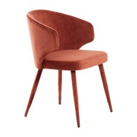 LIGHT & LIVING Svijetlo crvene blagovaonske stolice u setu 2 kom Kosaka 