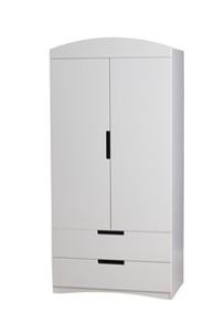 Dječji ormar Classic, bijeli, 183×90×52 cm