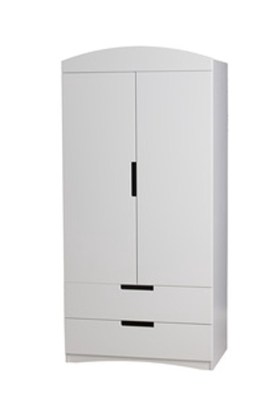 Dječji ormar Classic, bijeli, 183×90×52 cm