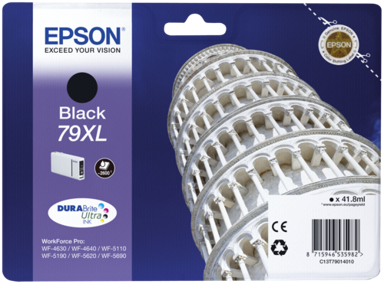 EPSON Tinta za printer DURABrite Ultra Ink 79 XL ink cartridge black T 7901