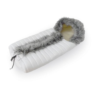 AGA Vreća za spavanje Fusak Combi Luka s krznom, bijela