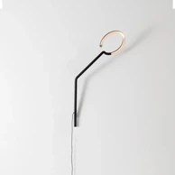 Zidna svjetiljka Vine Light, crna, 8 W, 3000K, 602 lm