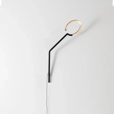 Zidna svjetiljka Vine Light, crna, 8 W, 3000K, 602 lm