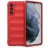 MAXMOBILE Maska Hard Protection Waves za Samsung Galaxy S24 Plus, crvena