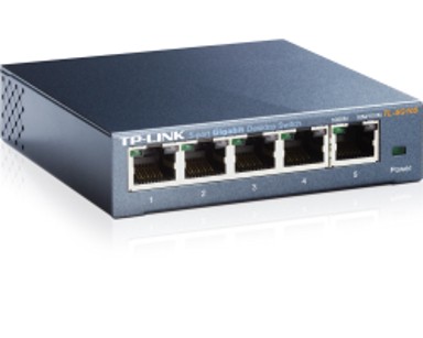 TP-LINK Switch TL-SG105, 5×10/100/1000M RJ45 priključaka, metalno kućište