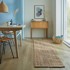 FLAIR RUGS Plava/u prirodnoj boji ručno rađena jutena staza 60x300 cm Jute Boucle Blue