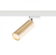 RENDL Cilindrični reflektor Mavro za 3F šinu, zlatni, 230 V, LED, 12 W, 38°, 3000 K