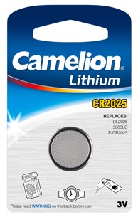 CAMELION Litijska dugmasta baterija CR2025 1 kom