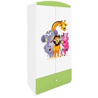 Dječji ormar Zoološki vrt, zeleni