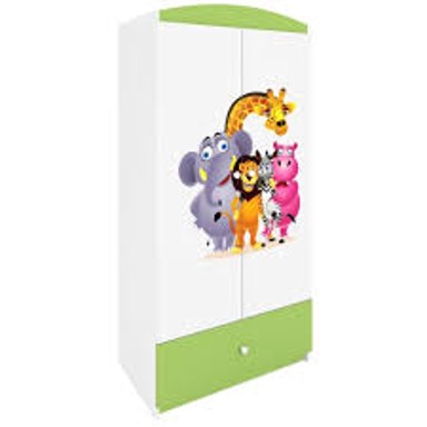 Dječji ormar Zoološki vrt, zeleni